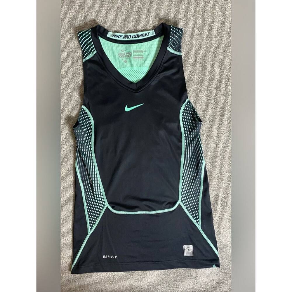 Nike Pro Combat Dri Fit Performance Tank- Gym Athletic Summer Athleisure Workout